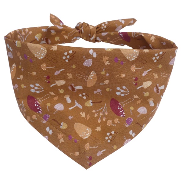 Fungi Foray Autumn Dog Bandana