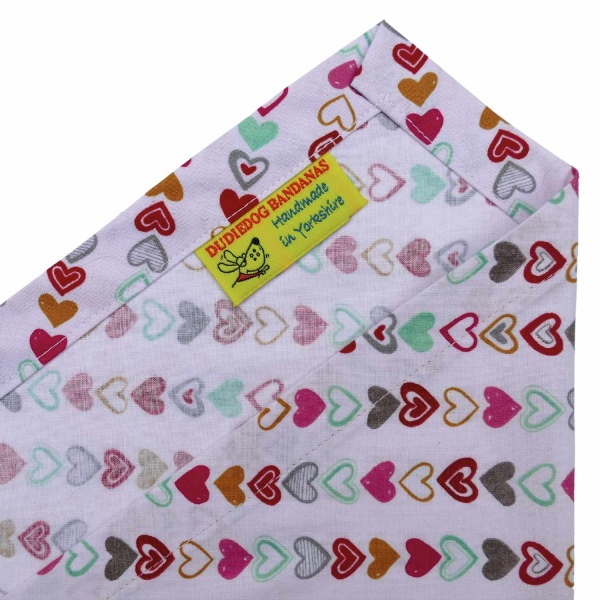 Heartlines Valentine Dog Bandana