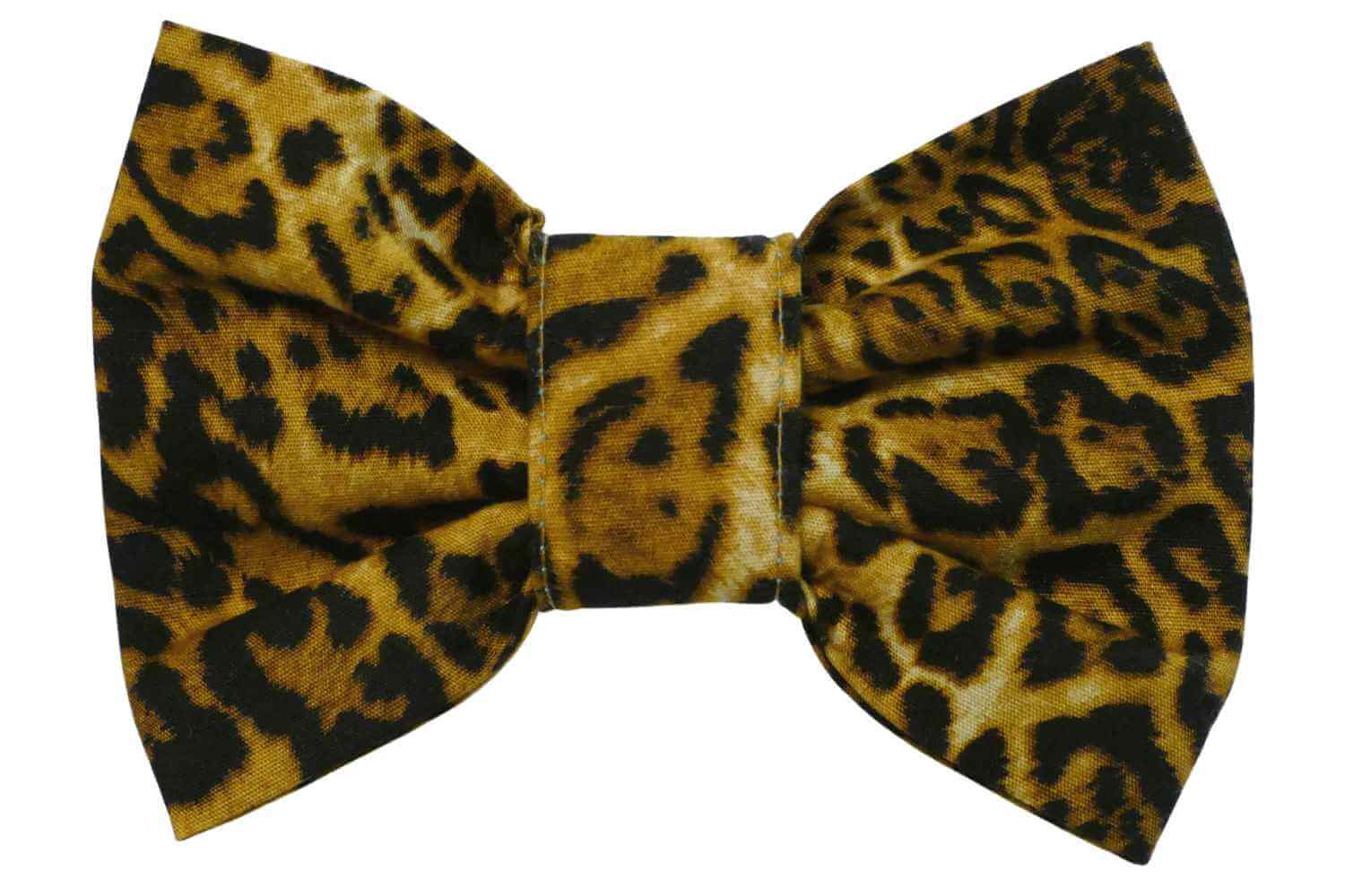 Leopard Print Dog Bow Tie