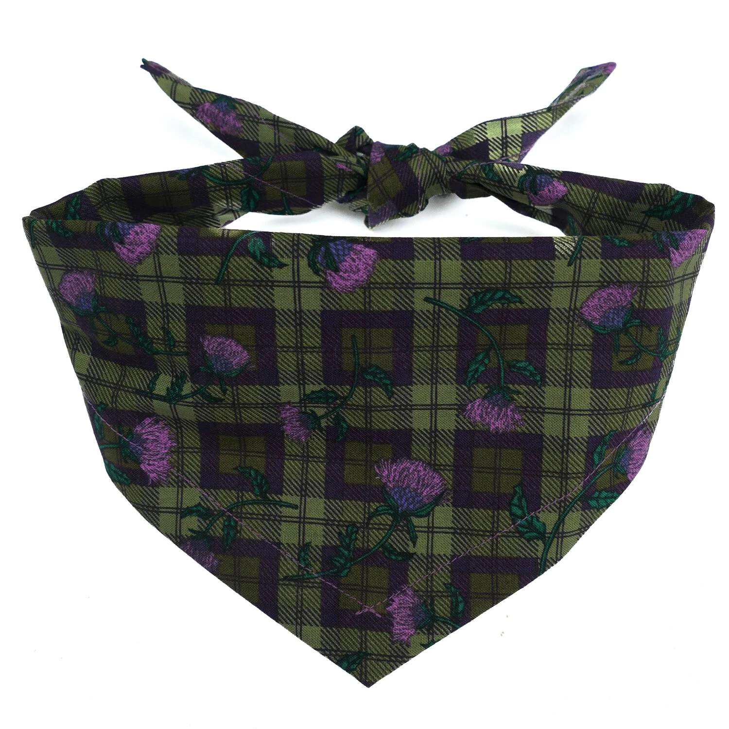 Scottish Thistle Dog Bandana