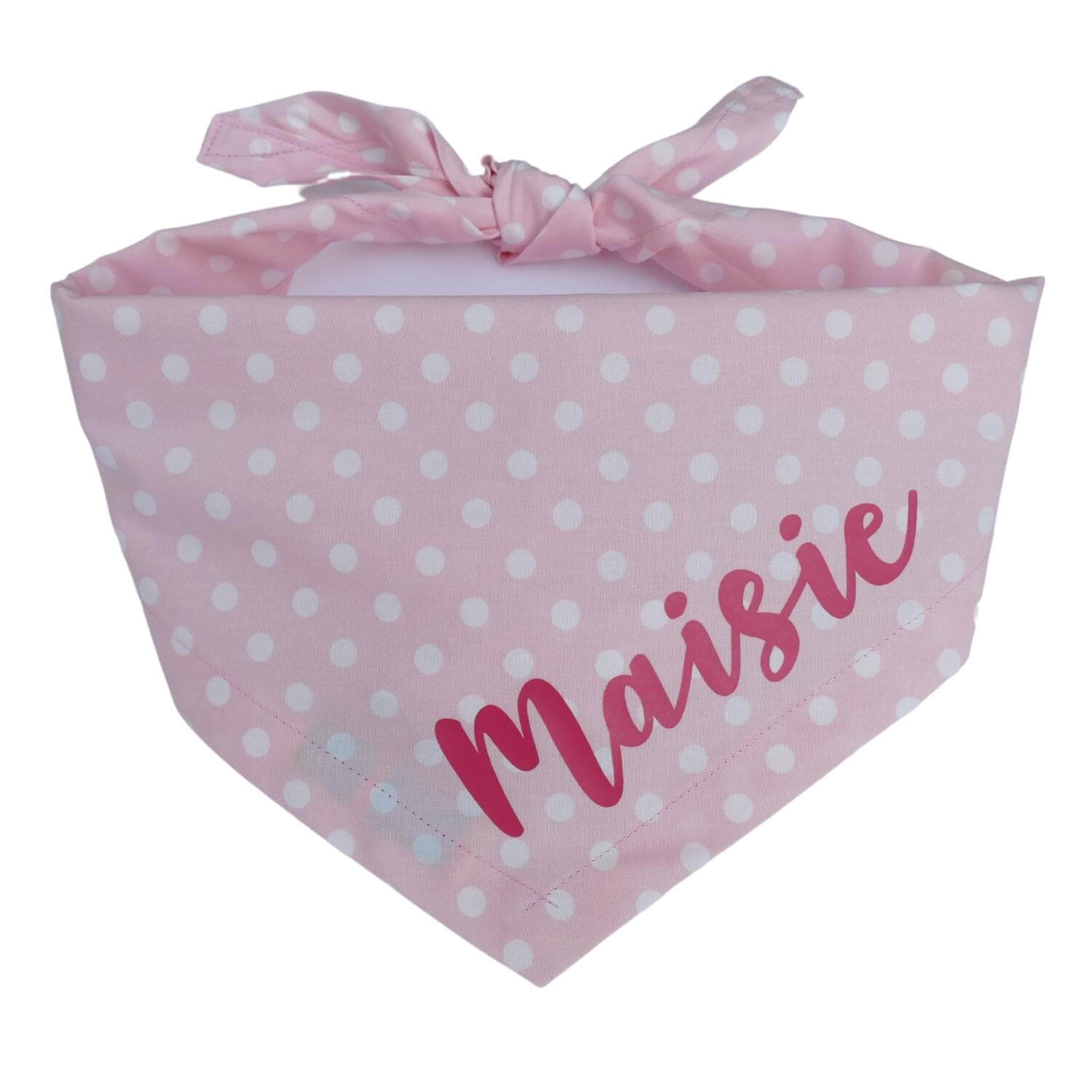 Puppy's First Personalised Bandana (Pink)