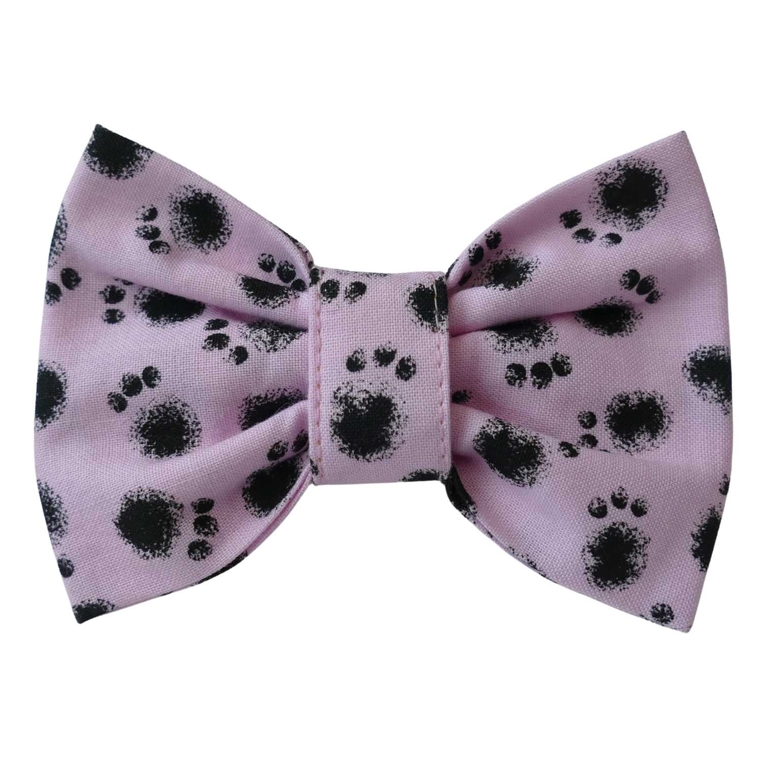 Pink Smudgy Paws Bow Tie