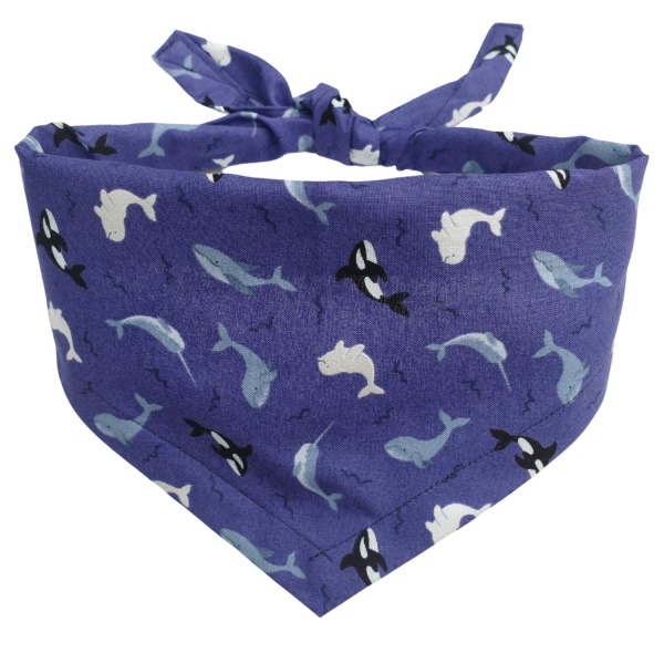 Ocean Whale Friends Dog Bandana