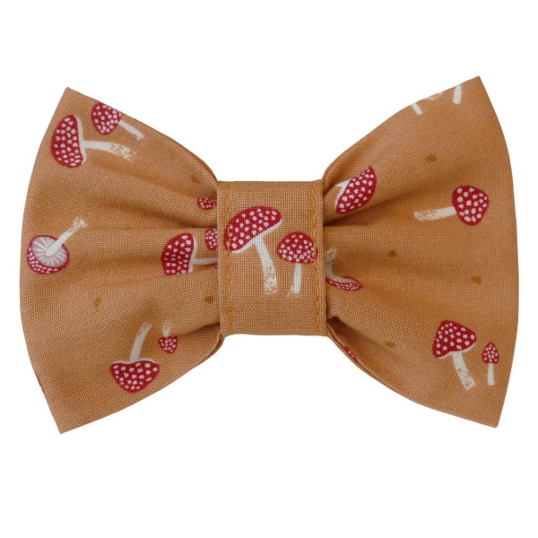 Toadstool Dog Bow Tie