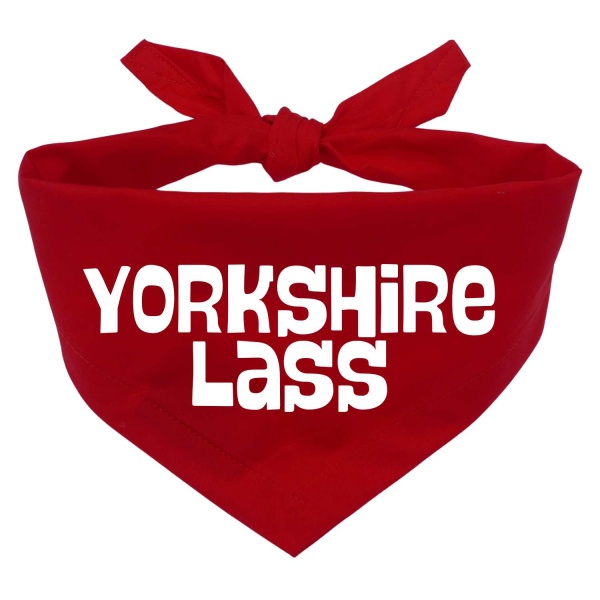 Yorkshire Lass Dialect Dog Bandana